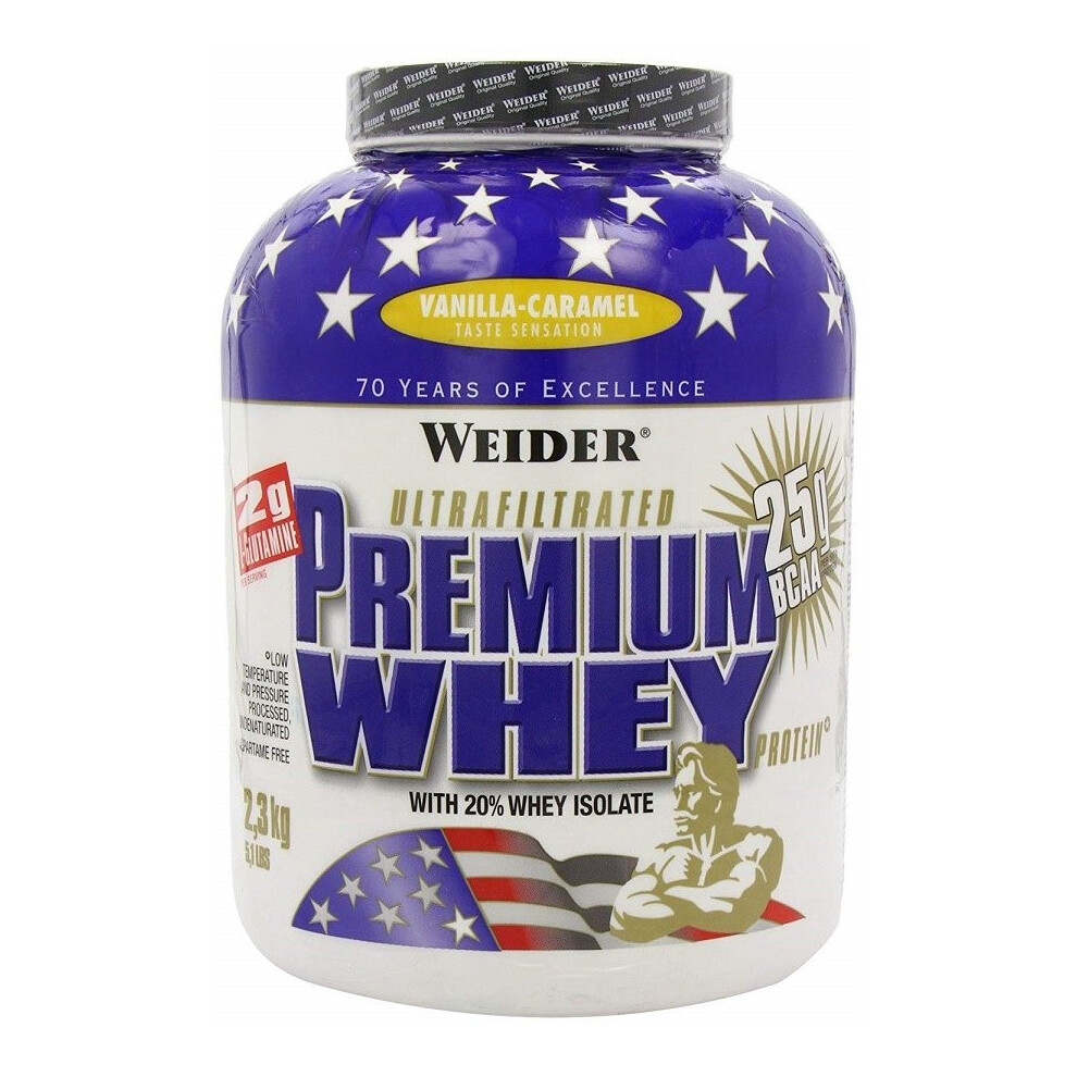 Weider Premium Whey, Vanilla-Caramel, 2300G