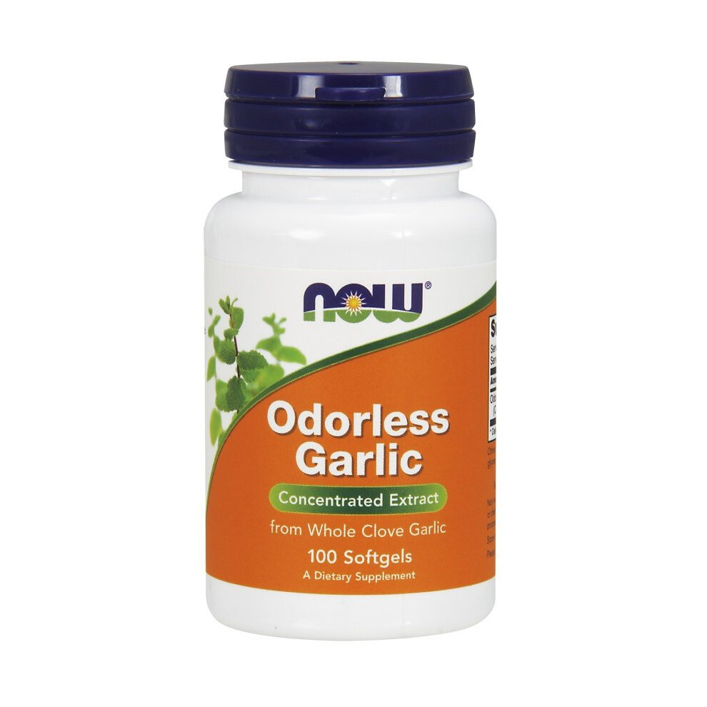 Now Foods Odorless Garlic, 100 Softgels