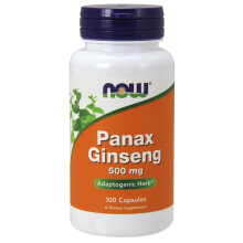 NOW Foods, Panax Ginseng Extrakt, 100 Vegane Kapseln