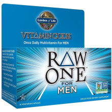 Garden of Life, Vitamin Code, RAW One pour Hommes Multivitamines Quotidiennes, 30 Gélules Végétariennes