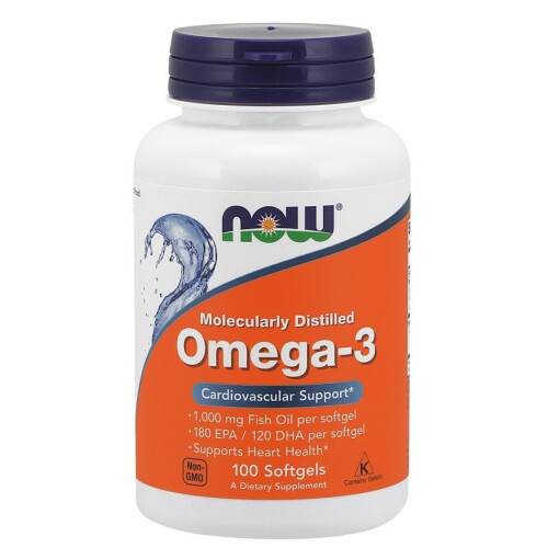 NOW Foods NOW Foods, Ωμέγα-3 Θαλασσινό Λιπίδιο, 2,000 mg, 100 Γελοτζέλ (1,000 mg ανά Γελοτζέλ)