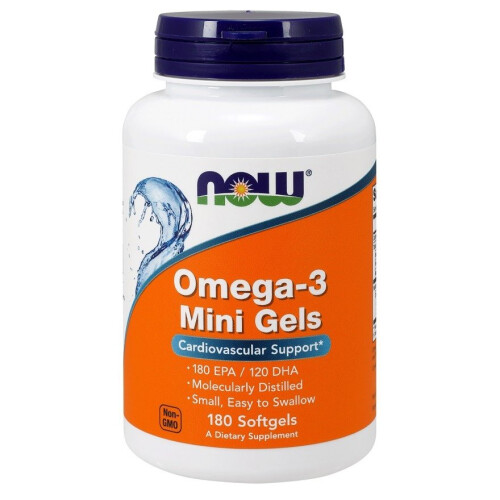 NOW Foods NOW Foods Omega-3 Mini Gels, 180 capsule morbide