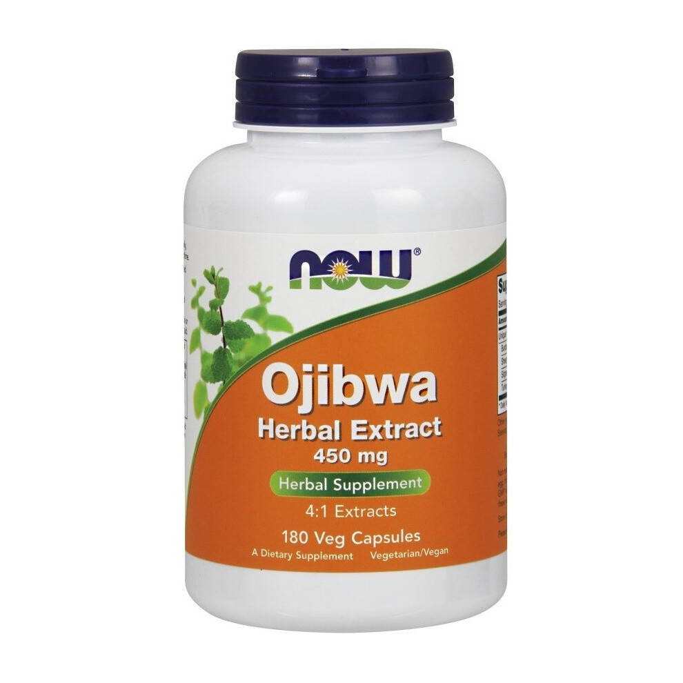 Now Foods Ojibwa Herbal Extract, 450Mg, 180 Vcaps