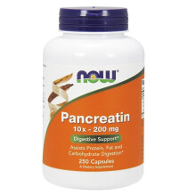 NOW Foods, Pancreatin 2000, 250 capsules