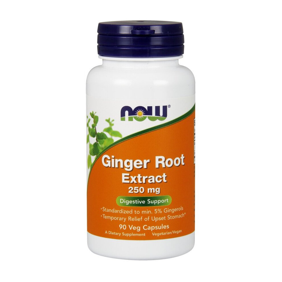 Now Foods Ginger Root Extract, 250Mg - 90 Vcaps