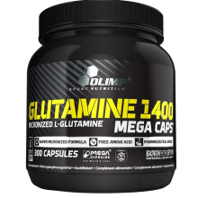 L-Glutamine Olimp Sport Nutrition - Glutamine 1400 Mega Caps - 300 Gélules