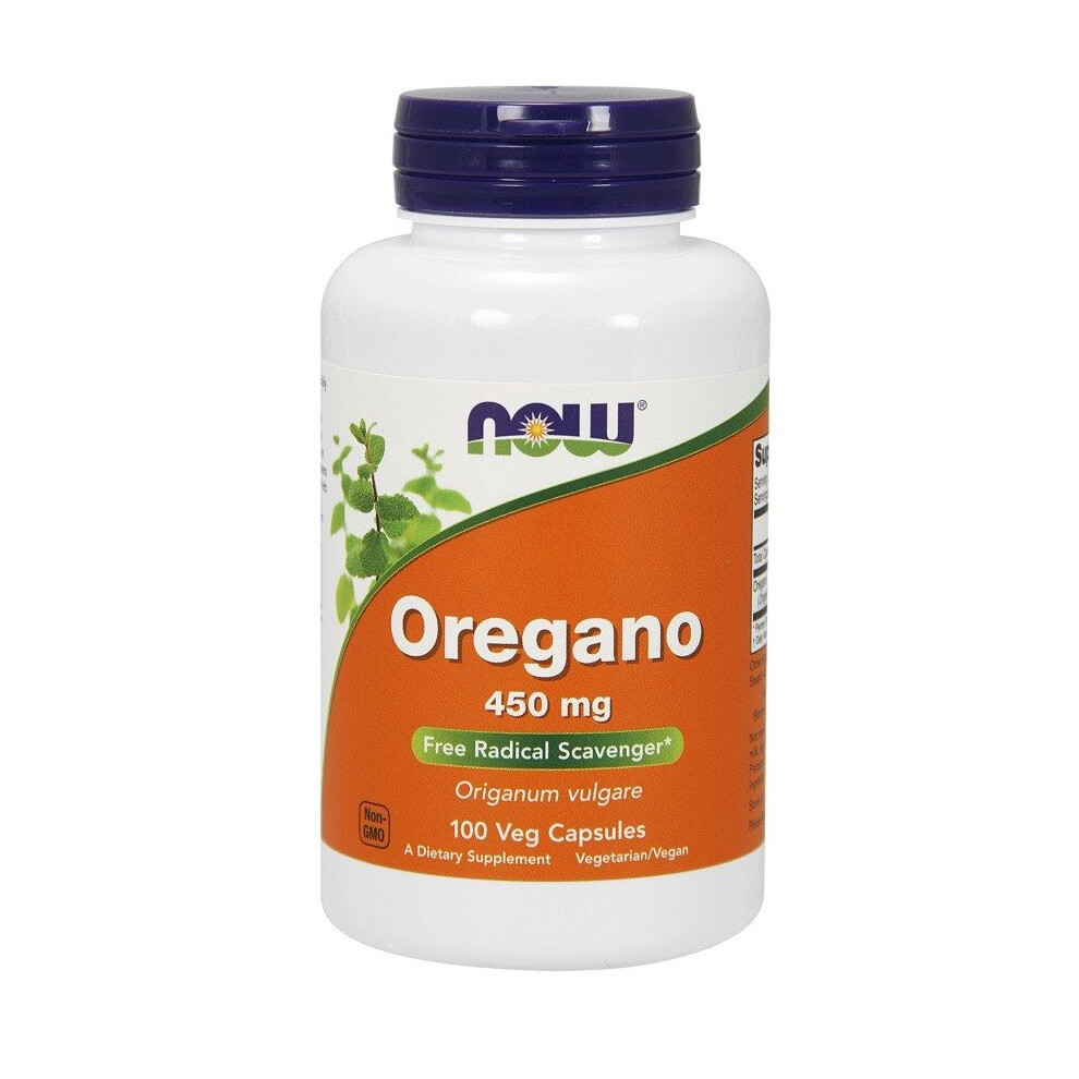 Now Foods Oregano, 450Mg - 100 Vcaps