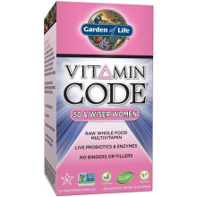 Garden of Life, Vitamin Code, Multivitamines Alimentaires Complètes pour Femmes, 50 Ans et Plus, 120 Gélules Végétariennes