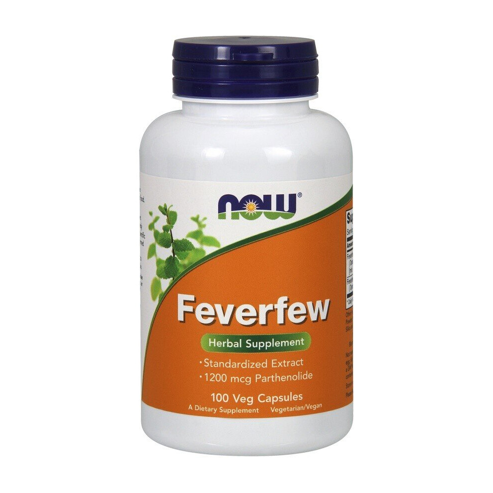Now Foods Feverfew - 100 Vcaps
