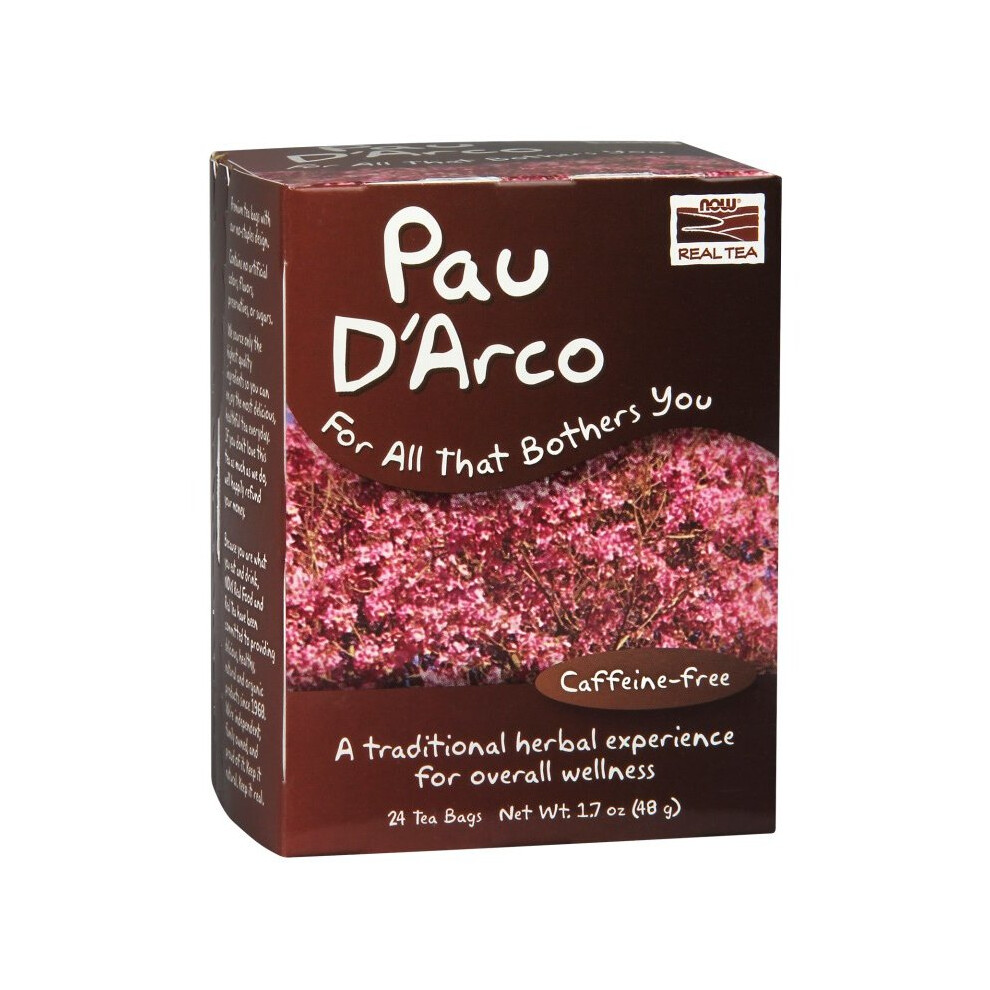 NOW Foods  Pau D'Arco Tea - 24 tea bags