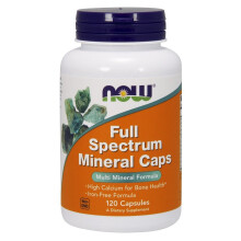 NOW Foods, Capsule cu minerale spectrul complet, 120 Capsule de plante