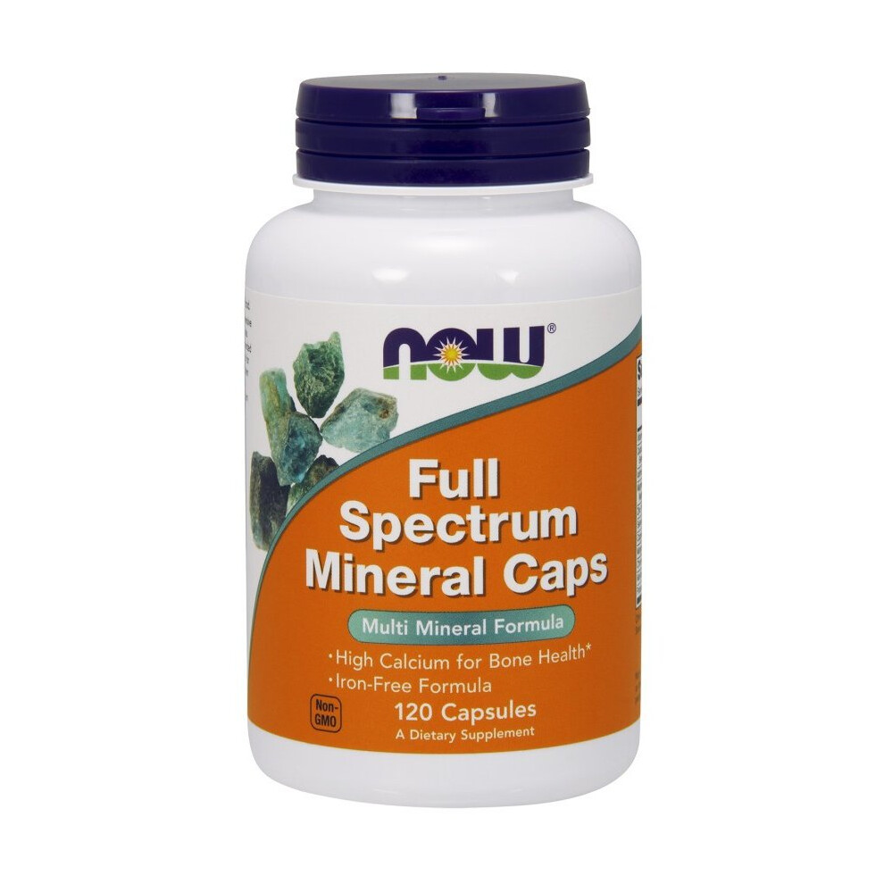 NOW Foods  Full Spectrum Minerals, Iron Free, 120 caps