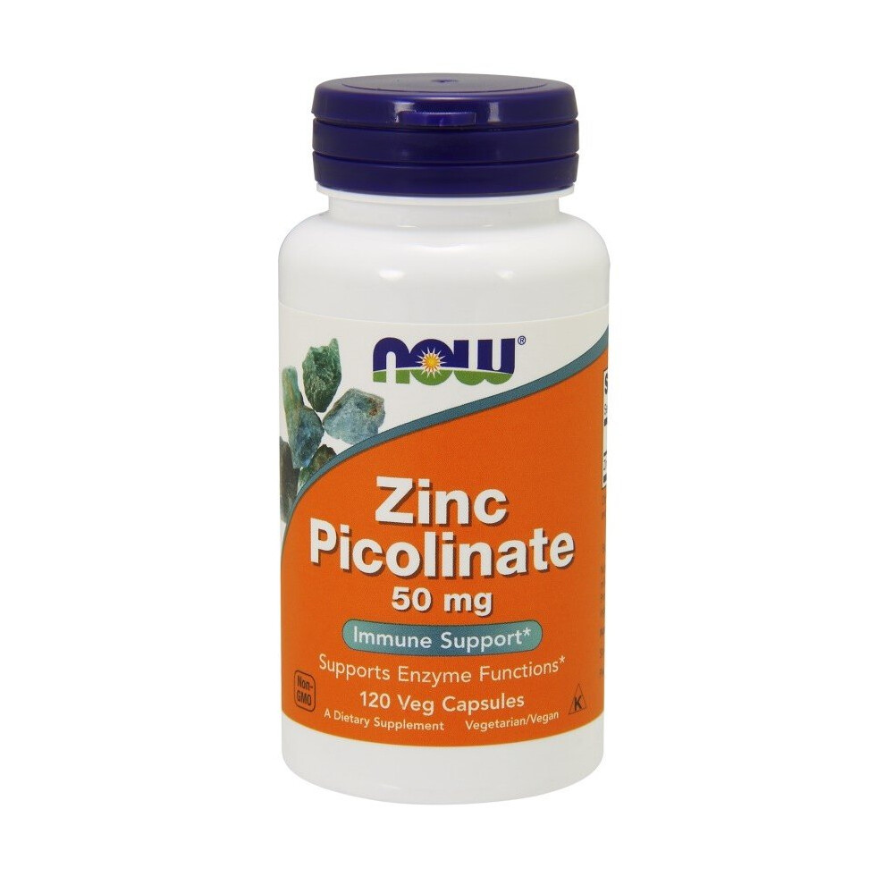 Now Foods Zinc Picolinate, 50Mg, 120 Vcaps