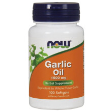 NOW Foods, Garlic Oil, 1,500 mg, 100 Softgels