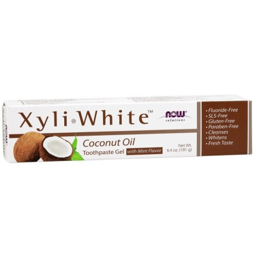 NOW Foods Agora alimentos Xyliwhite   leo de coco Gel - 181g