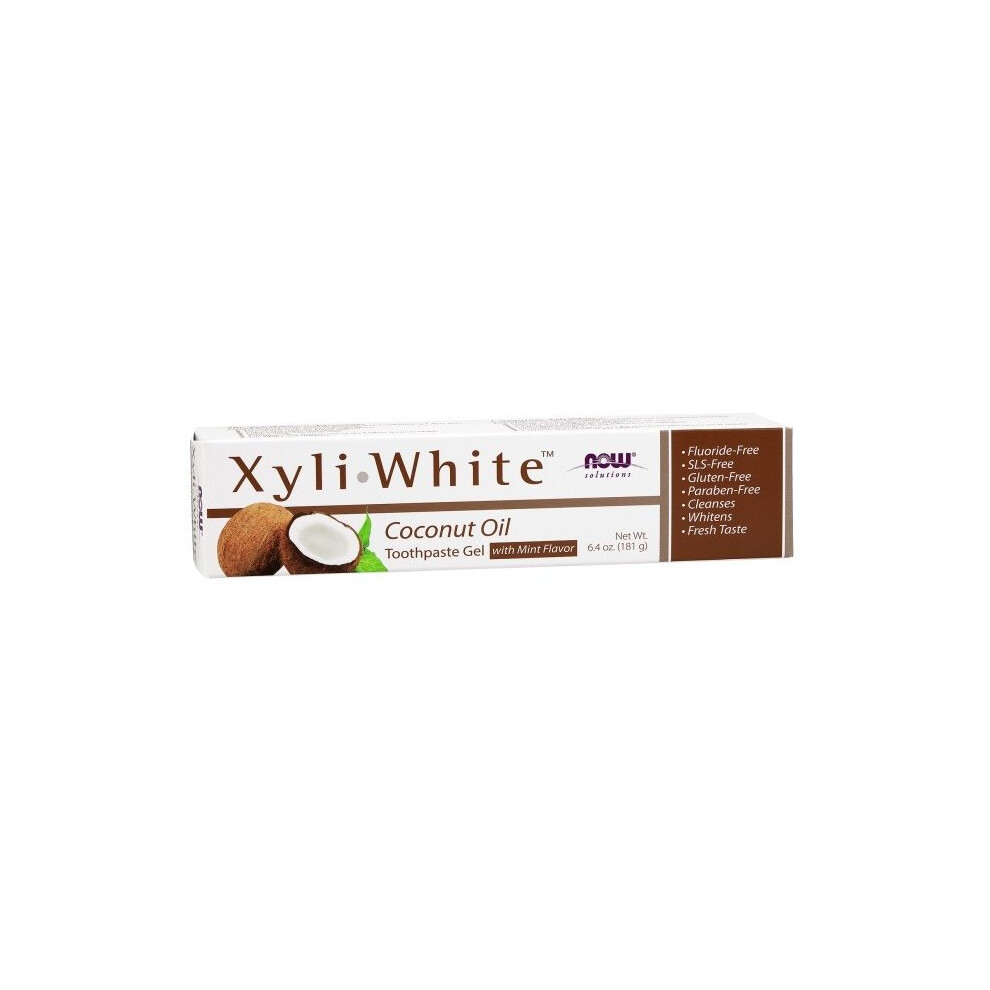 Now Foods Xyliwhite Coconut Oil Toothpaste Gel - 181G