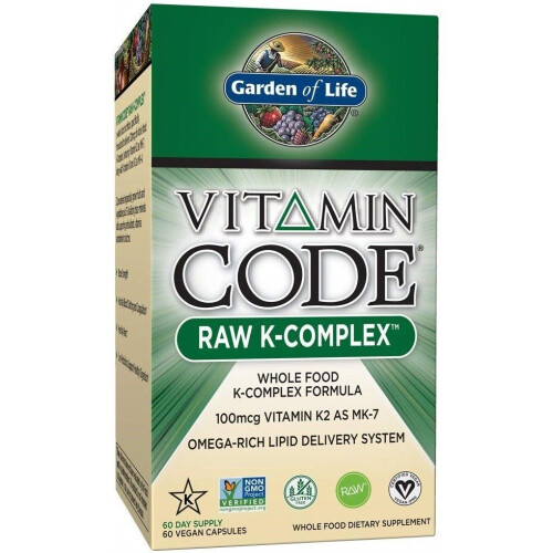 Vitamin Code, RAW K-Complex, 60 Vegan Kapslí