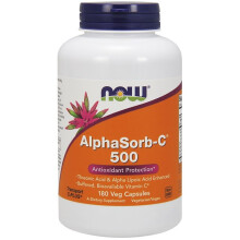 NOW Foods, AlphaSorb-C 500, 180 Kasvispilleriä