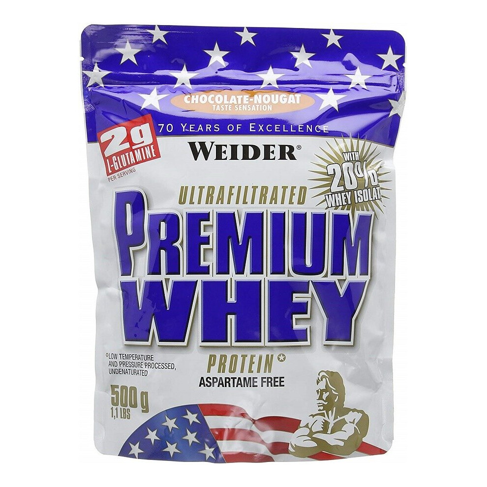 Weider Premium Whey, Chocolate Nougat, 500G