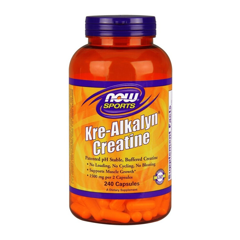 Now Foods Kre-Alkalyn Creatine, 240 Caps