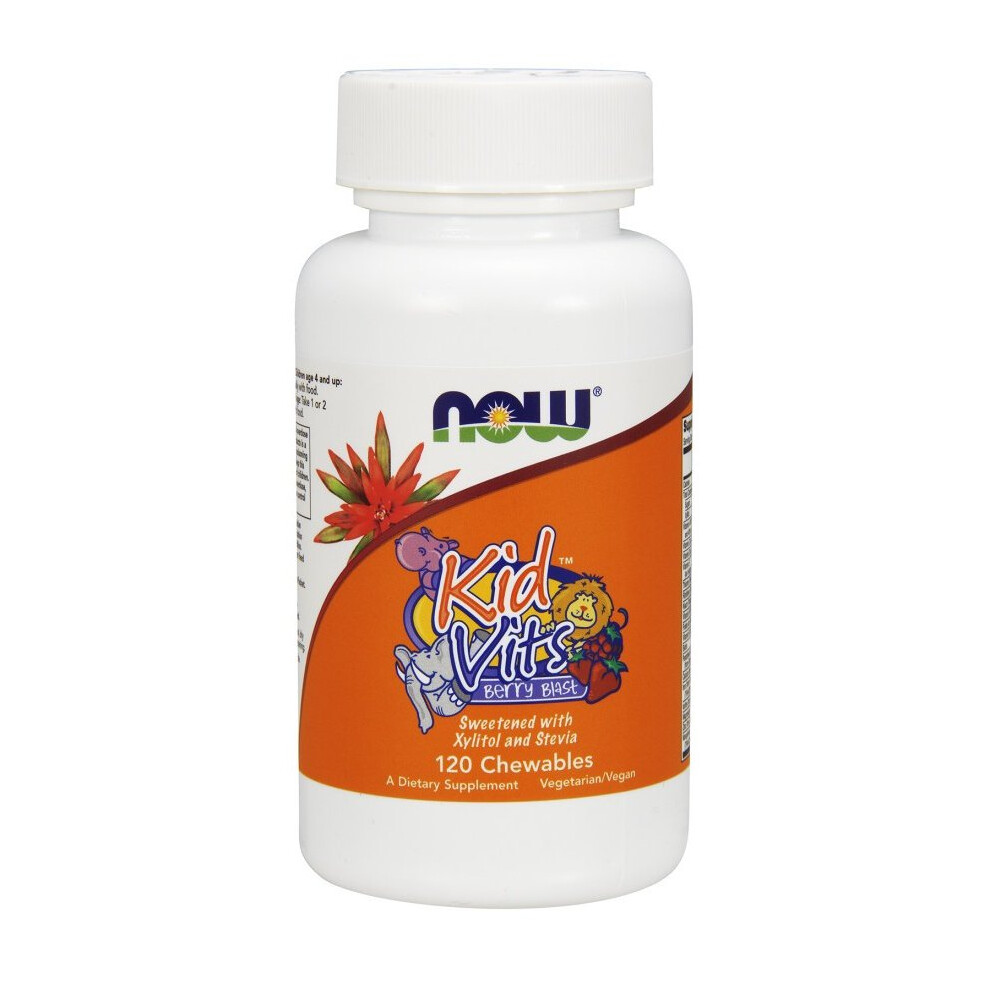 Now Foods Kid Vits, Berry Blast, 120 Chewables