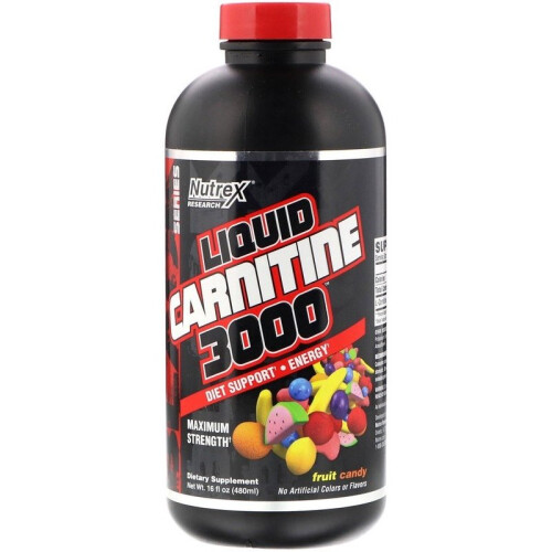 Nutrex  Liquid Carnitine 3000, Berry Blast, 473 ml.