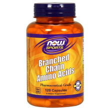 NOW Foods, Sport, Branched-Chain Aminosyror, 120 Veg Kapslar (650 mg per Kapsel)