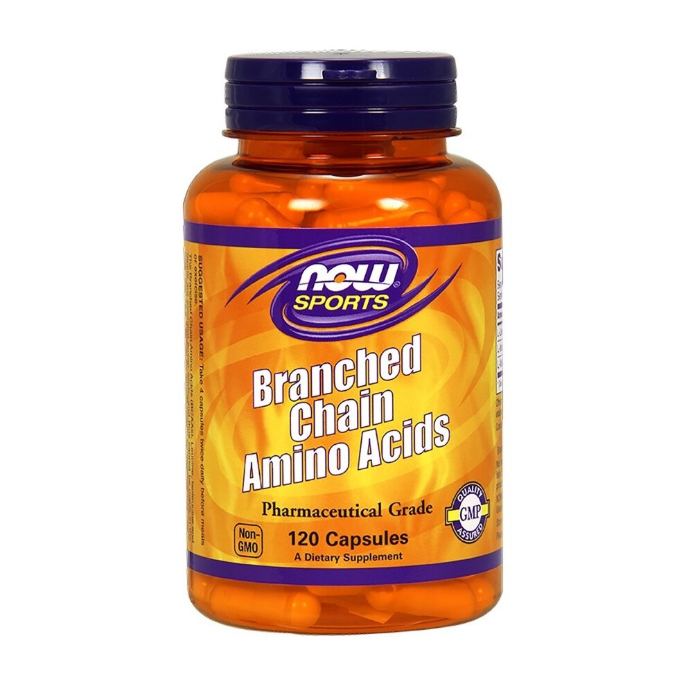 Now Foods Branched Chain Amino Acids, 120 Caps