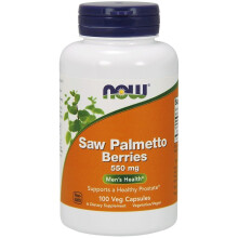 NOW Foods, Saw Palmetto Berries, Gezondheid voor mannen, 550 mg, 100 Veg Capsules