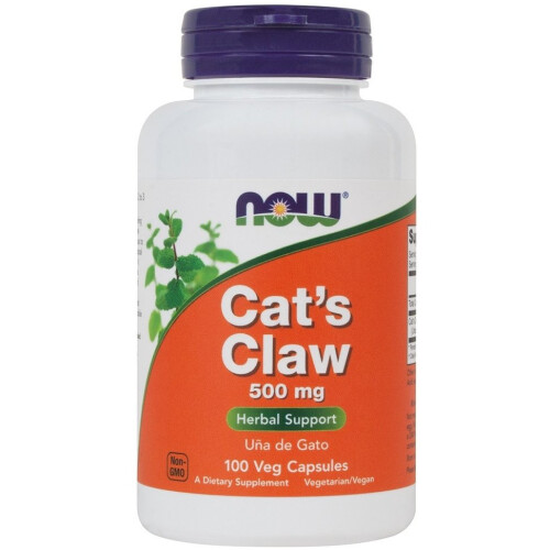 NOW Foods NOW Foods, Cat's Claw, 500 mg, 100 Βεγέταριαν Κάψουλες