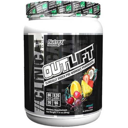 Nutrex OutLift, Fruit Punch, 496g