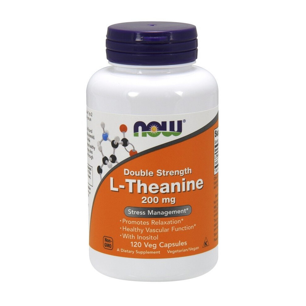 Now Foods L-Theanine With Inositl, 200Mg 120 Vcaps