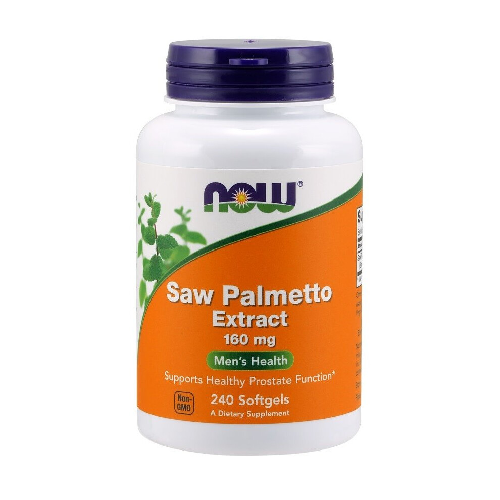 Now Foods Saw Palmetto Extract, 160Mg 240 Softgels
