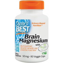 Doctor's Best Brain Magnesium with Magtein, 50mg - 90vcaps