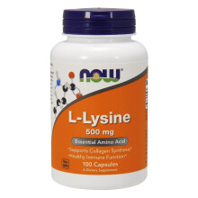 NOW Foods, L-Lysine, 500 mg, 100 Gélules Végétales