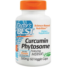 Doctor's Best, Curcumin Phytosome, 60 Capsule Vegetariani (500 mg per Capsula)