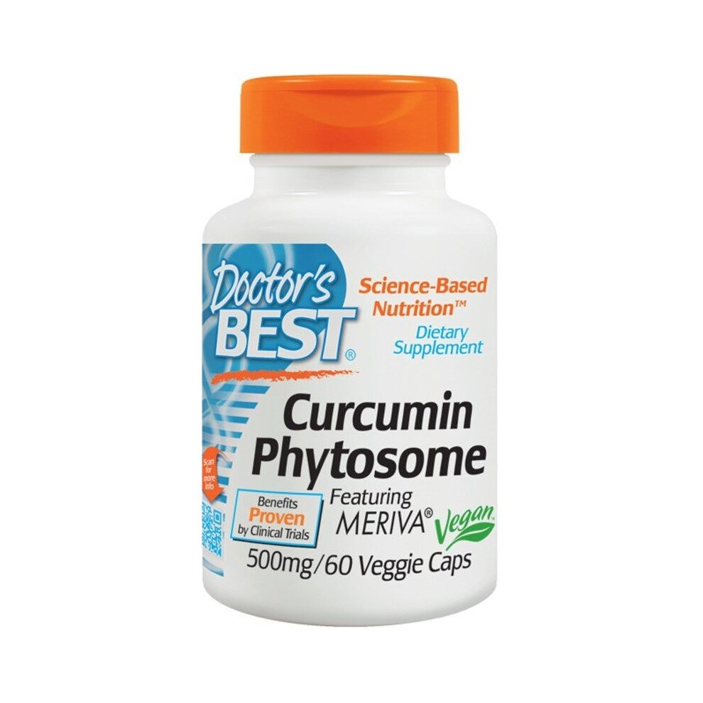 Doctor's Best Curcumin Phytosome With Meriva, 500Mg 60 Vcaps