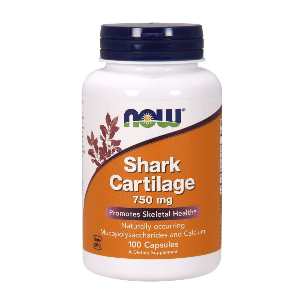 NOW Foods  Shark Cartilage, 750mg, 100 caps
