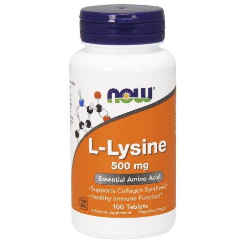 NOW Foods NOW Foods L-Lysine, 500mg, 100 comprimés