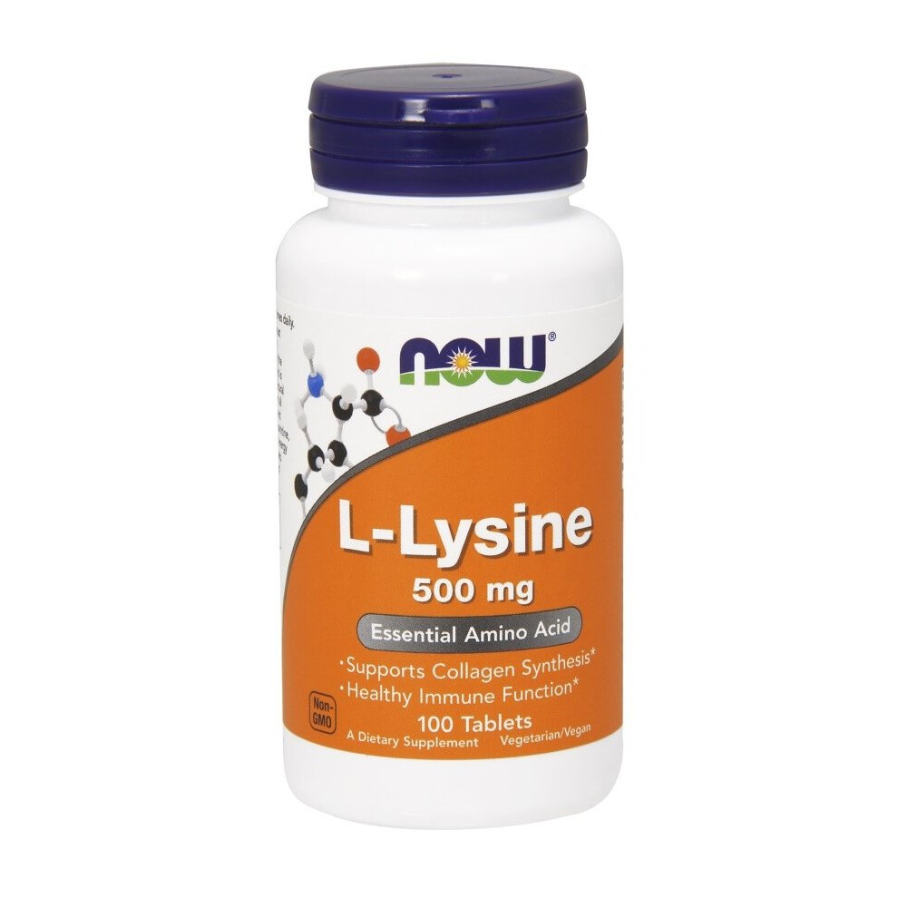 Now Foods L-Lysine, 500Mg, 100 Tablets