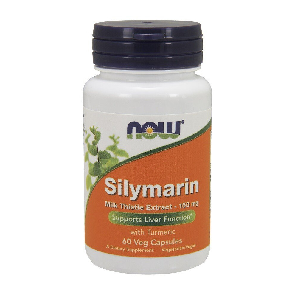 Now Foods Silymarin With Turmeric, 150Mg 60 Vcaps