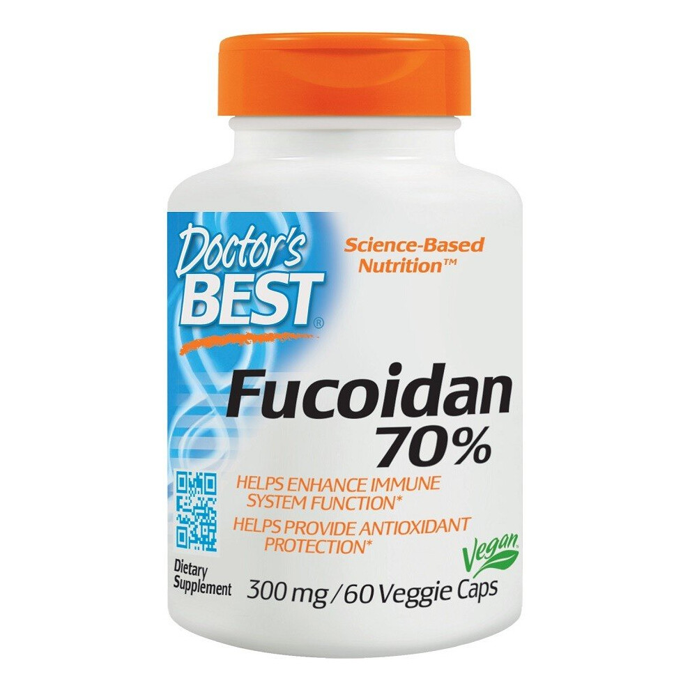 Doctor's Best Fucoidan 70%, 300Mg - 60Vcaps