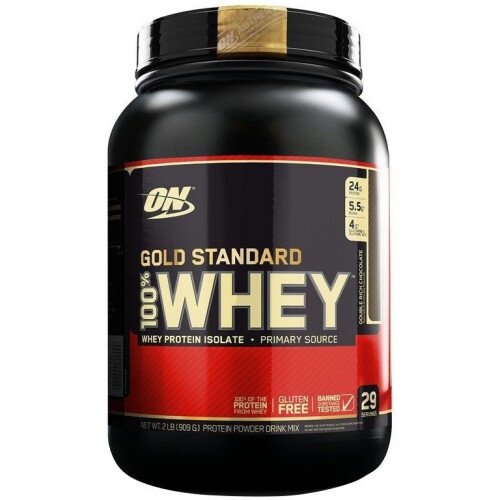 Optimum Nutrition  Gold Standard 100% Whey, Vanilla Ice Cream, 908g