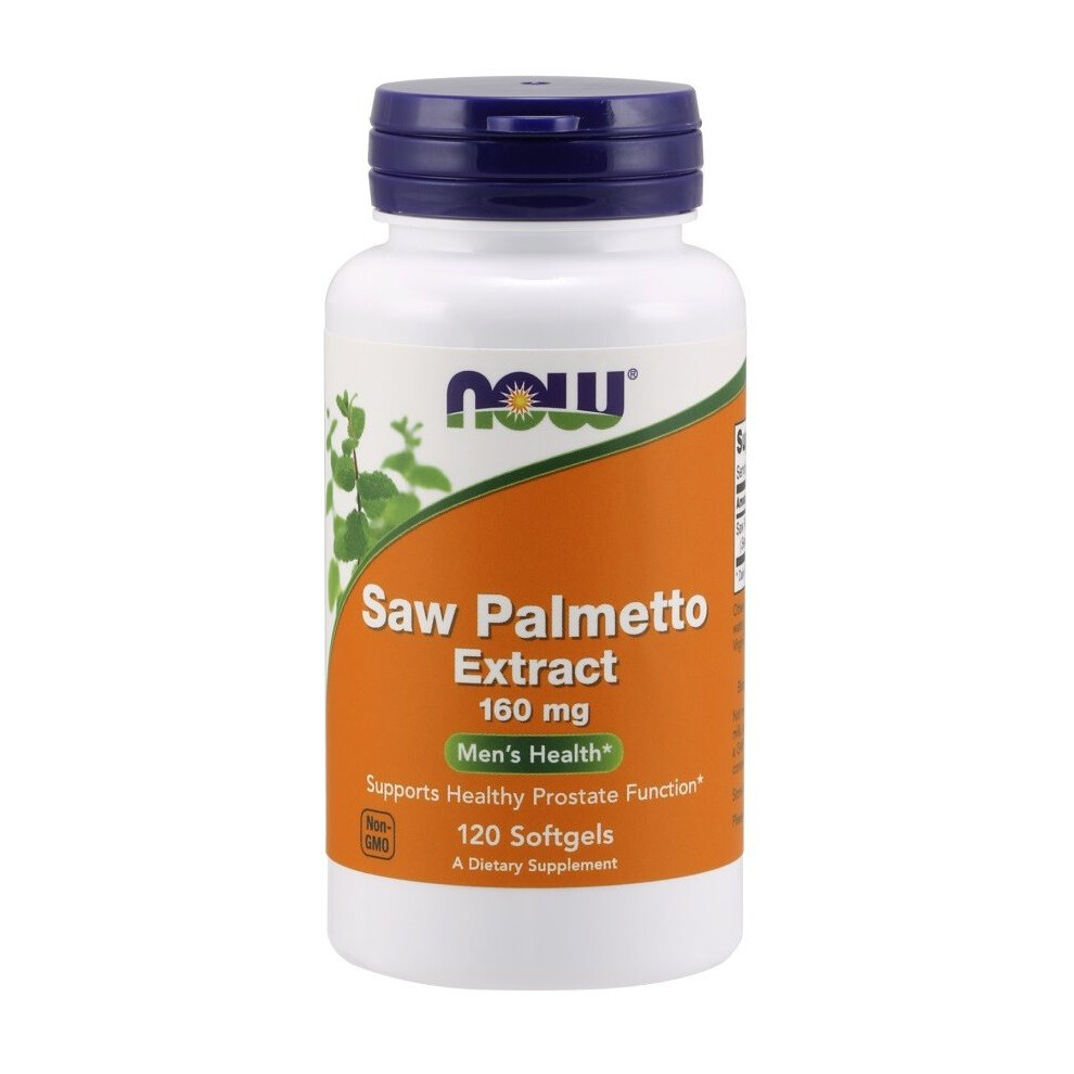 Now Foods Saw Palmetto Extract, 160Mg 120 Softgels