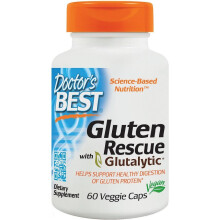 Doctor's Best, Gluten Rettelse med Glutalytic, 60 Veggie Caps