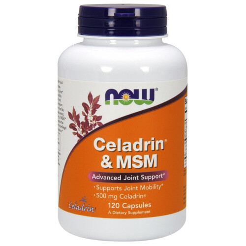 NOW Foods NOW Foods  Celadrin & MSM, 500mg - 120 caps
