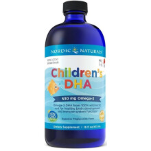 Nordic Naturals, Barns DHA, Ålder 1-6, Strawberry, 16 fl oz (473 ml)