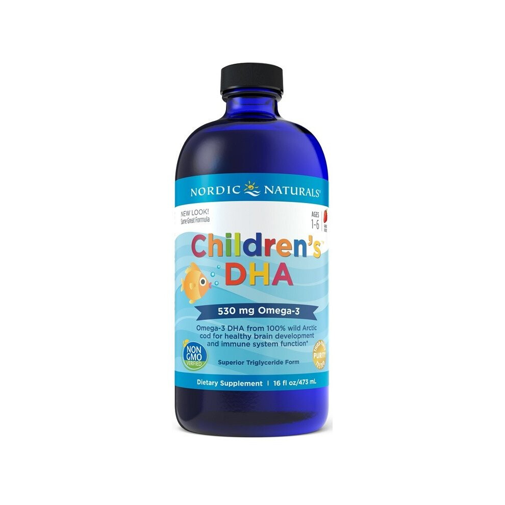 Nordic Naturals Children's Dha, 530Mg, Strawberry, 473 Ml.