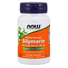 NOW Foods Silymarin with Artichoke & Dandelion, 300mg, 50 vcaps