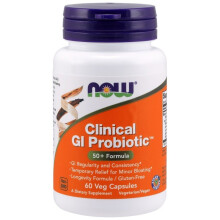 NOW Foods, Probiotique GI Clinique, Formule 50+, 60 Gélules Végétales